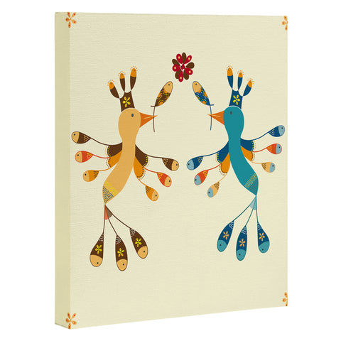 Gabriela Larios Tortolitas Couple Art Canvas