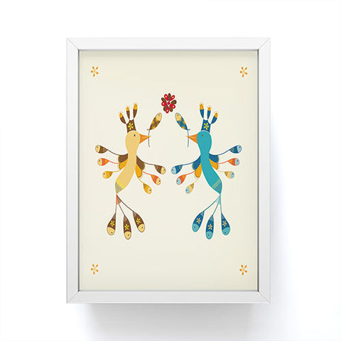 Gabriela Larios Tortolitas Couple Framed Mini Art Print