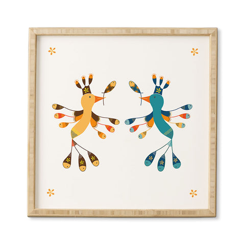 Gabriela Larios Tortolitas Couple New Framed Wall Art