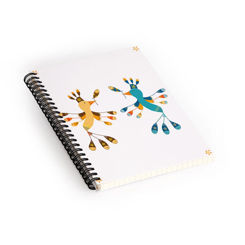 Gabriela Larios Tortolitas Couple New Spiral Notebook