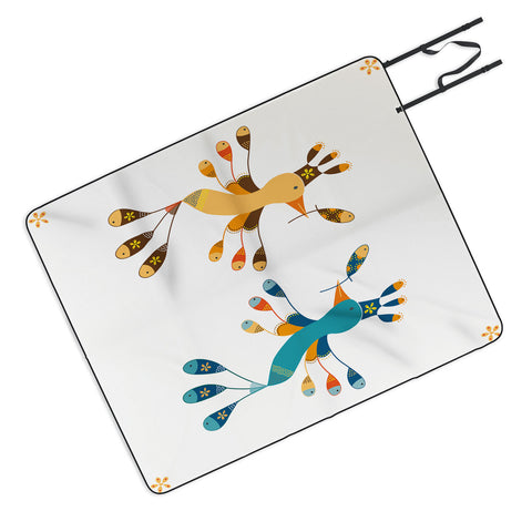 Gabriela Larios Tortolitas Couple New Picnic Blanket