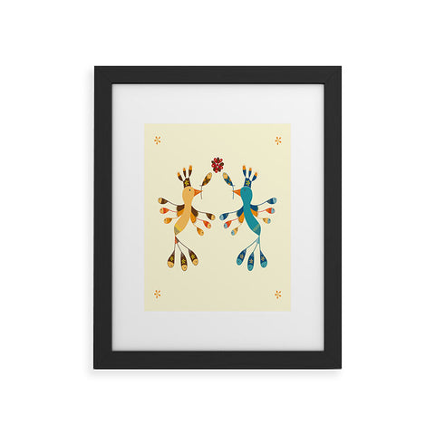 Gabriela Larios Tortolitas Couple Framed Art Print