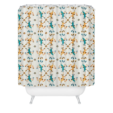Gabriela Larios Tortolitas Shower Curtain