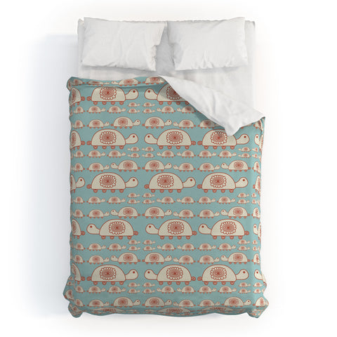Gabriela Larios Tortuguero Dos Duvet Cover