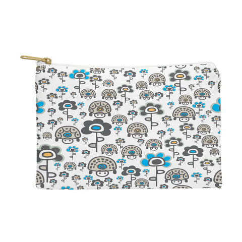 Gabriela Larios Turtles And Flowers Pouch