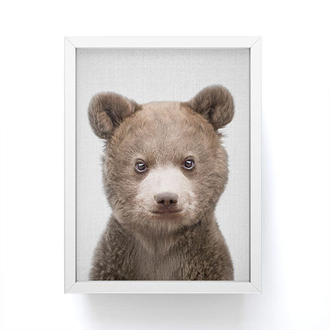 Gal Design Baby Bear Colorful Framed Mini Art Print