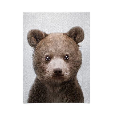 Gal Design Baby Bear Colorful Poster