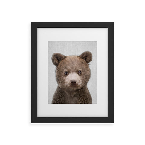 Gal Design Baby Bear Colorful Framed Art Print