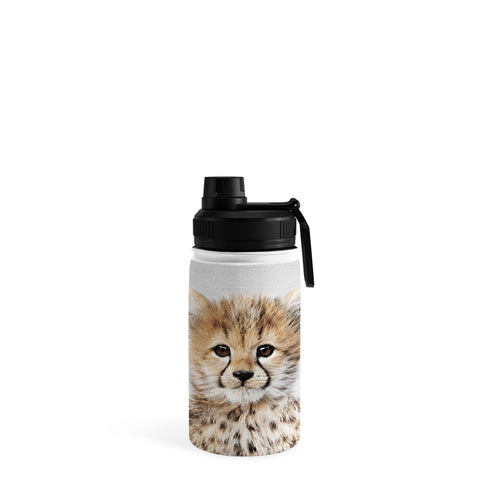 Gal Design Baby Cheetah Colorful Water Bottle