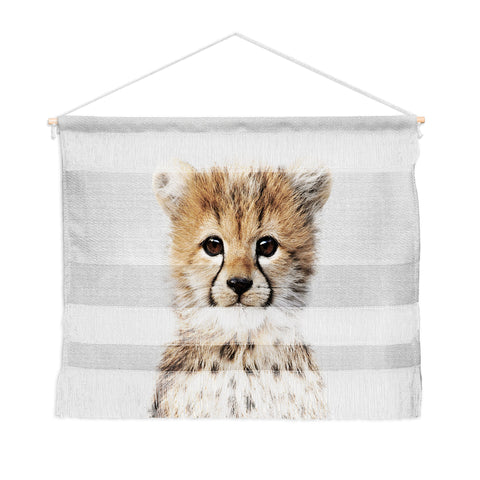 Gal Design Baby Cheetah Colorful Wall Hanging Landscape