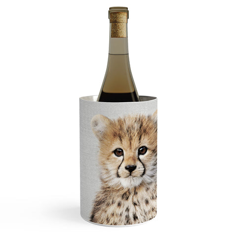 Gal Design Baby Cheetah Colorful Wine Chiller