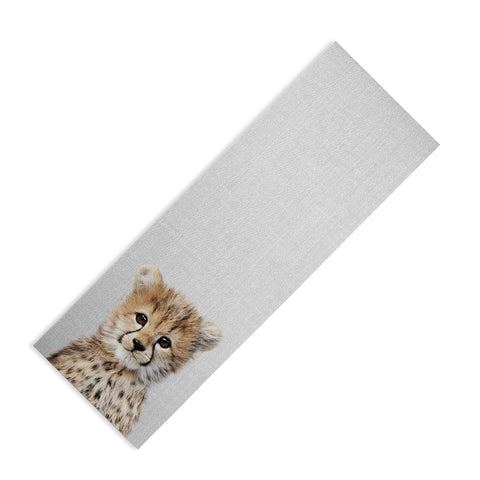 Gal Design Baby Cheetah Colorful Yoga Mat