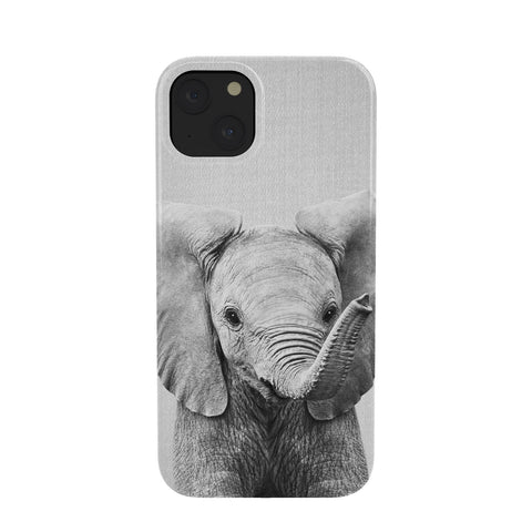 Gal Design Baby Elephant Black White Phone Case