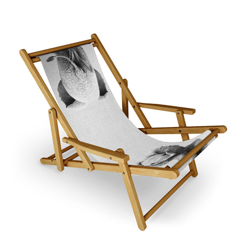 Gal Design Baby Elephant Black White Sling Chair