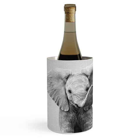 Gal Design Baby Elephant Black White Wine Chiller