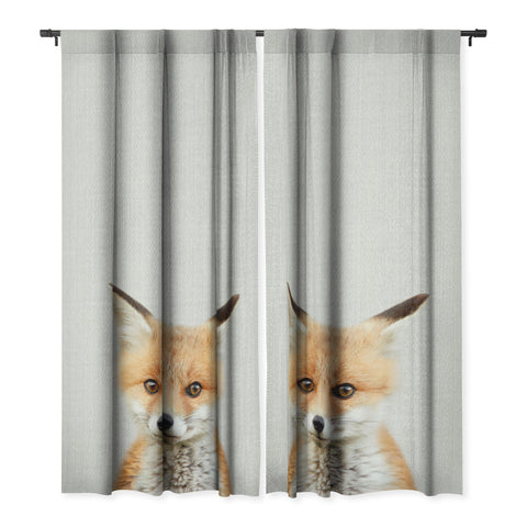 Gal Design Baby Fox Colorful Blackout Non Repeat
