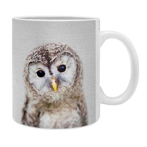 Gal Design Baby Owl Colorful Coffee Mug