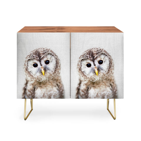 Gal Design Baby Owl Colorful Credenza