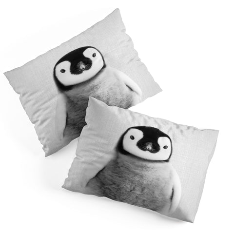 Gal Design Baby Penguin Black White Pillow Shams