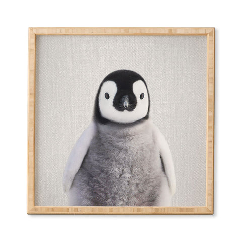 Gal Design Baby Penguin Colorful Framed Wall Art