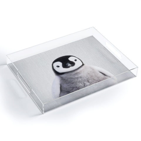 Gal Design Baby Penguin Colorful Acrylic Tray