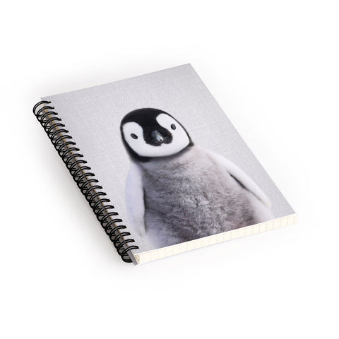 Gal Design Baby Penguin Colorful Spiral Notebook