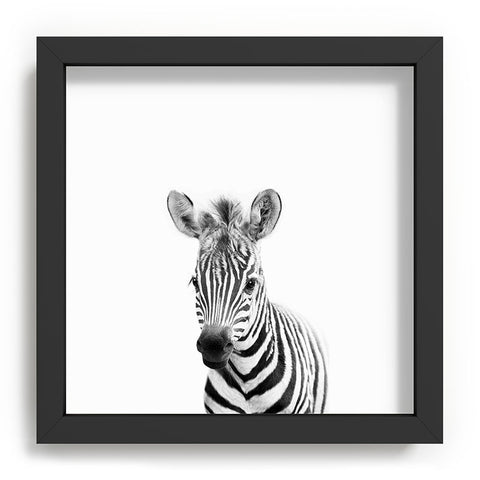 Gal Design Baby Zebra Black White Recessed Framing Square