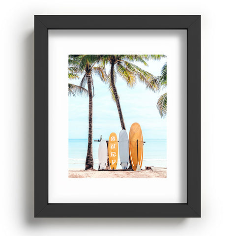 Gal Design Choose Your Surfboard Recessed Framing Rectangle