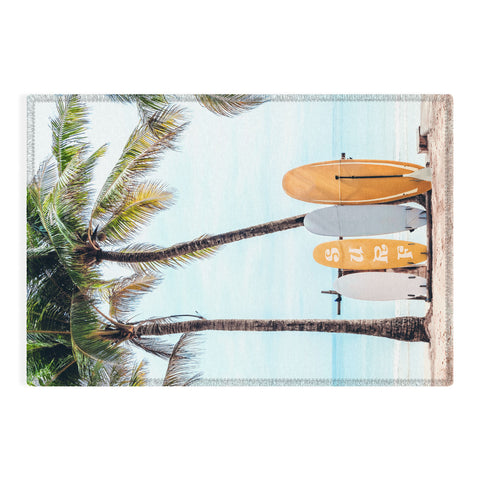 Gal Design Choose Your Surfboard Outdoor Rug