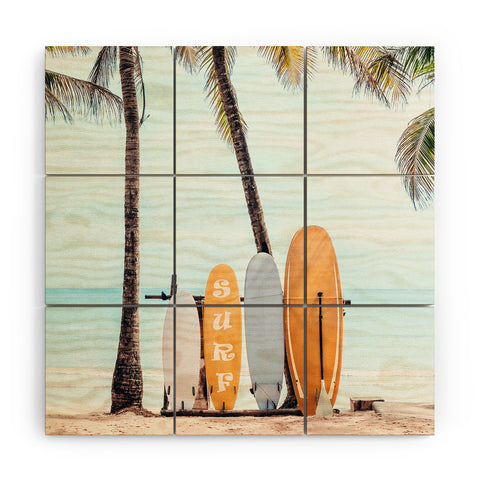 Gal Design Choose Your Surfboard Wood Wall Mural