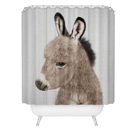 Gal Design Donkey Colorful Shower Curtain