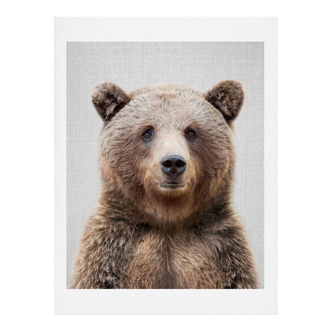 Gal Design Grizzly Bear Colorful Art Print