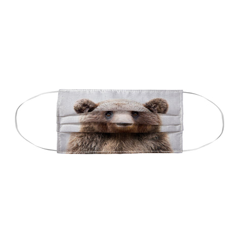 Gal Design Grizzly Bear Colorful Face Mask