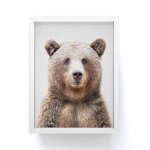 Gal Design Grizzly Bear Colorful Framed Mini Art Print