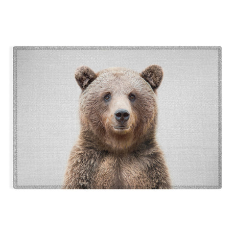 Gal Design Grizzly Bear Colorful Outdoor Rug
