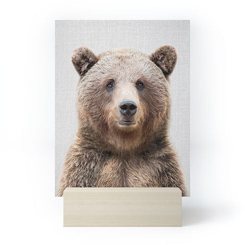 Gal Design Grizzly Bear Colorful Mini Art Print