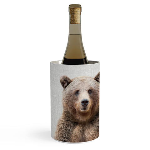 Gal Design Grizzly Bear Colorful Wine Chiller