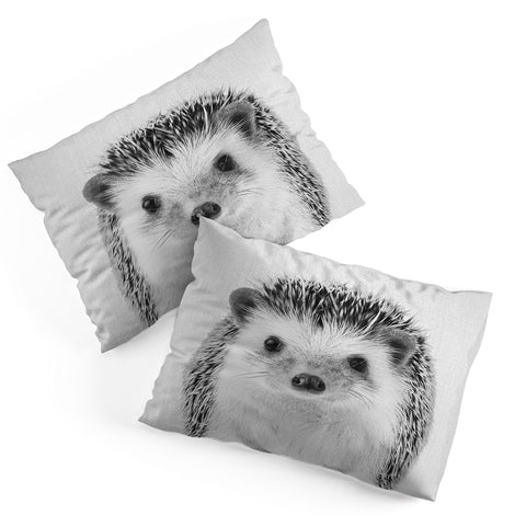 Gal Design Hedgehog Black White Pillow Shams