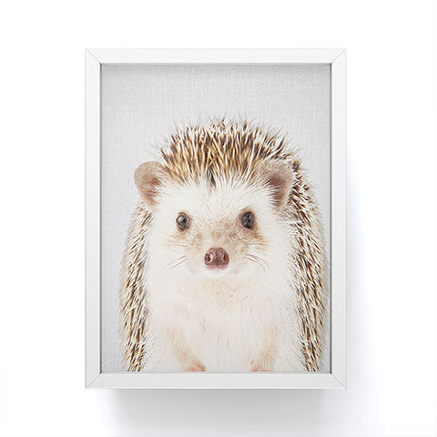 Gal Design Hedgehog Colorful Framed Mini Art Print