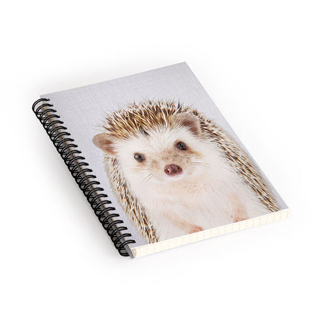 Gal Design Hedgehog Colorful Spiral Notebook