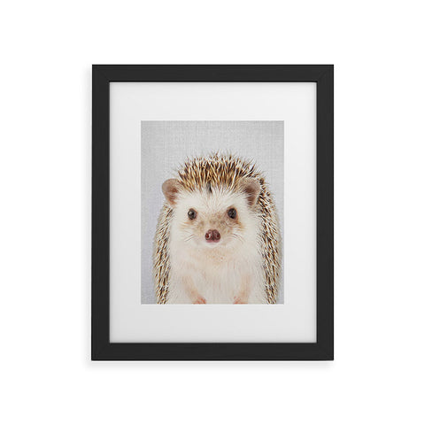 Gal Design Hedgehog Colorful Framed Art Print