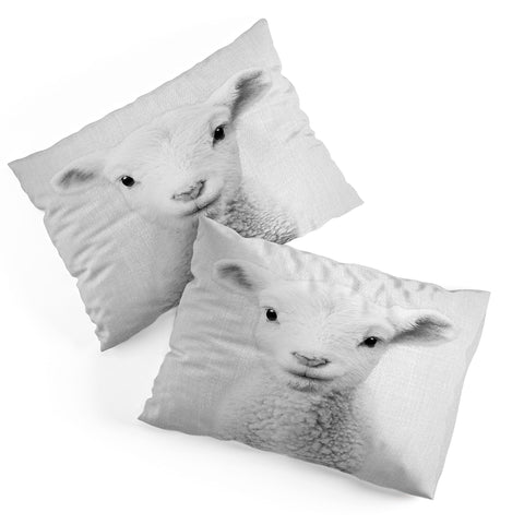Gal Design Lamb Black White Pillow Shams