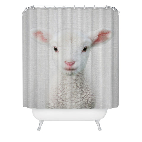 Gal Design Lamb Colorful Shower Curtain