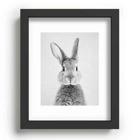 Gal Design Rabbit Black White Recessed Framing Rectangle