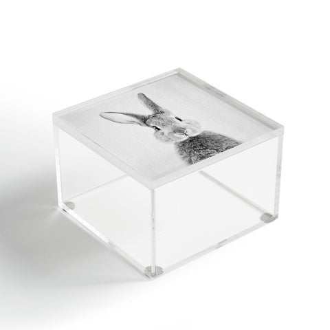 Gal Design Rabbit Black White Acrylic Box
