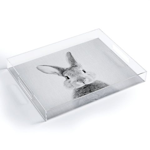 Gal Design Rabbit Black White Acrylic Tray