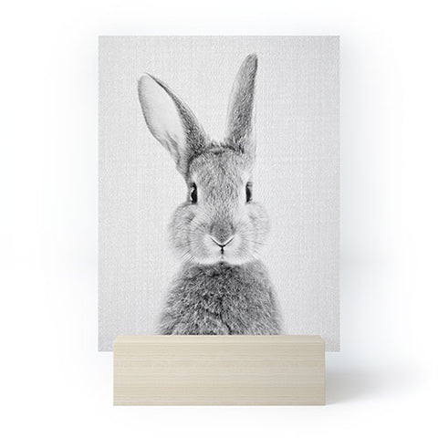 Gal Design Rabbit Black White Mini Art Print