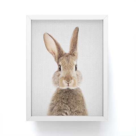 Gal Design Rabbit Colorful Framed Mini Art Print