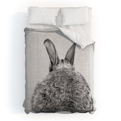 Gal Design Rabbit Tail Black White Comforter
