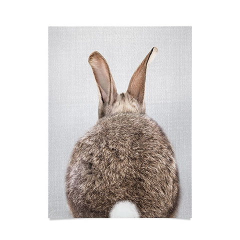 Gal Design Rabbit Tail Colorful Poster
